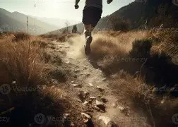 Trail course en nature